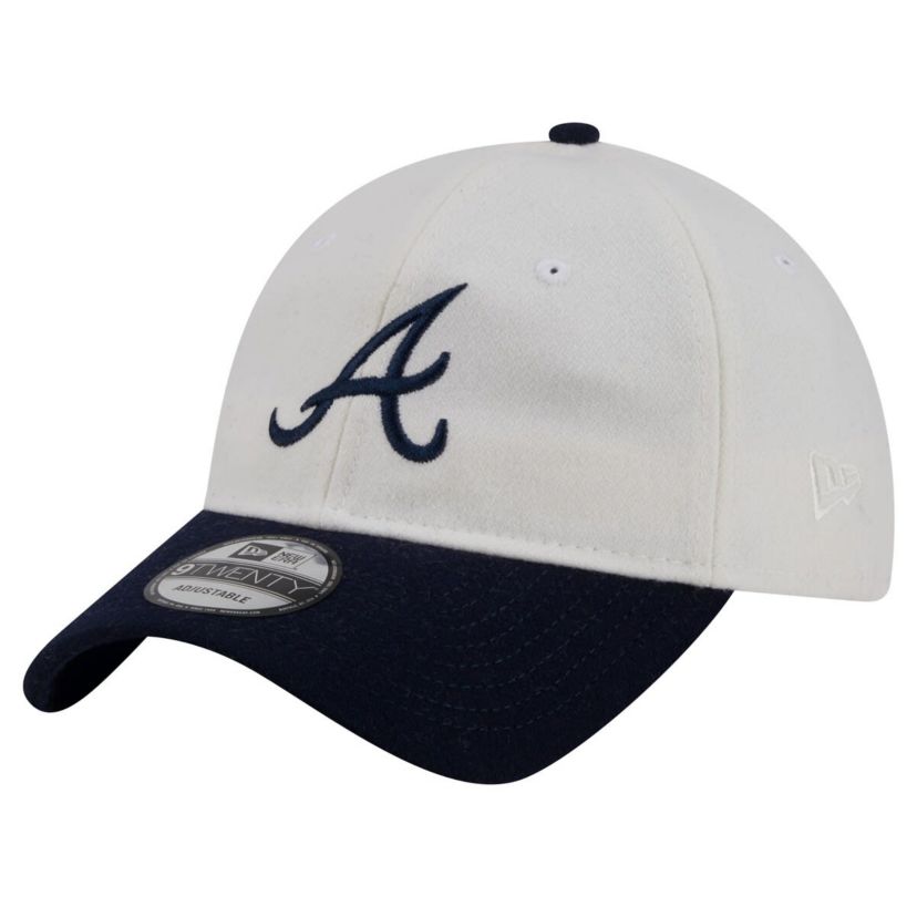 MLB Atlanta Braves Leather Strap 9TWENTY Adjustable Hat