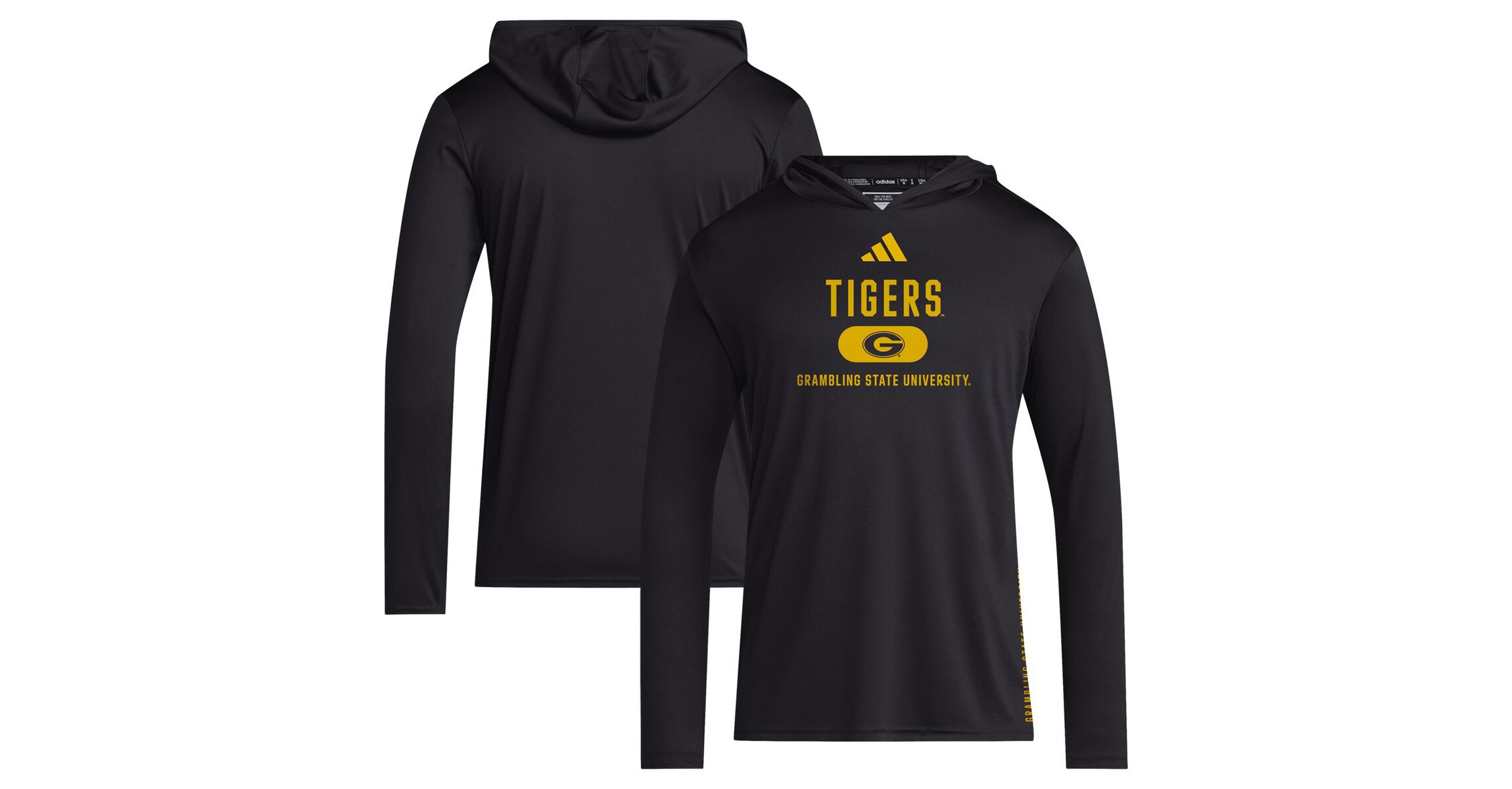 Grambling State Tigers NCAA Grambling Tigers 2024 Sideline Hooded Long Sleeve T-Shirt