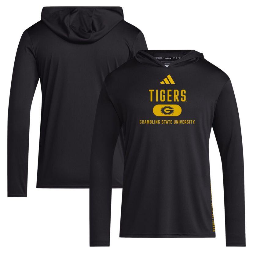 Grambling State Tigers NCAA Grambling Tigers 2024 Sideline Hooded Long Sleeve T-Shirt