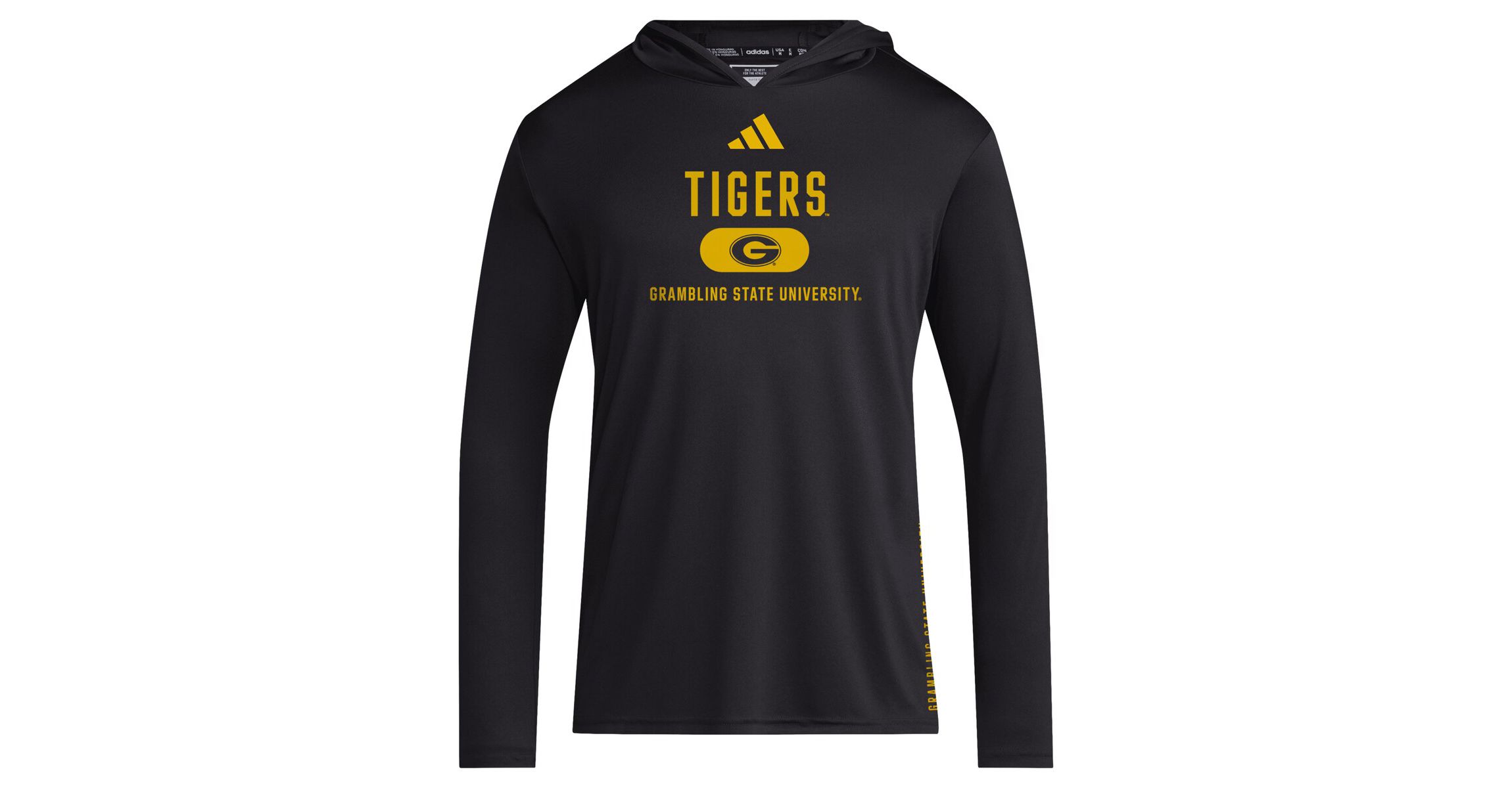 Grambling State Tigers NCAA Grambling Tigers 2024 Sideline Hooded Long Sleeve T-Shirt