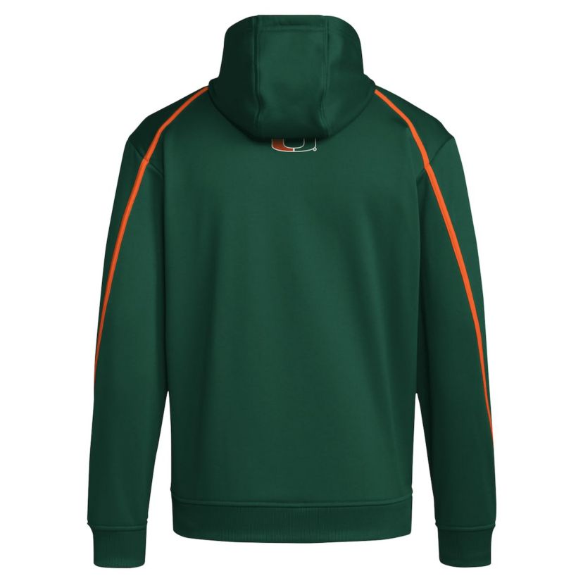 Miami (FL) Hurricanes NCAA Miami Hurricanes 2024 Sideline Travel Pullover Hoodie