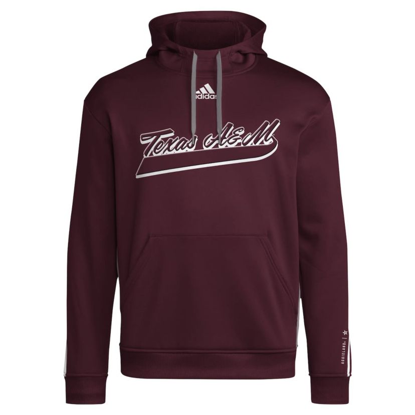NCAA Texas A&M Aggies 2024 Sideline Travel Pullover Hoodie