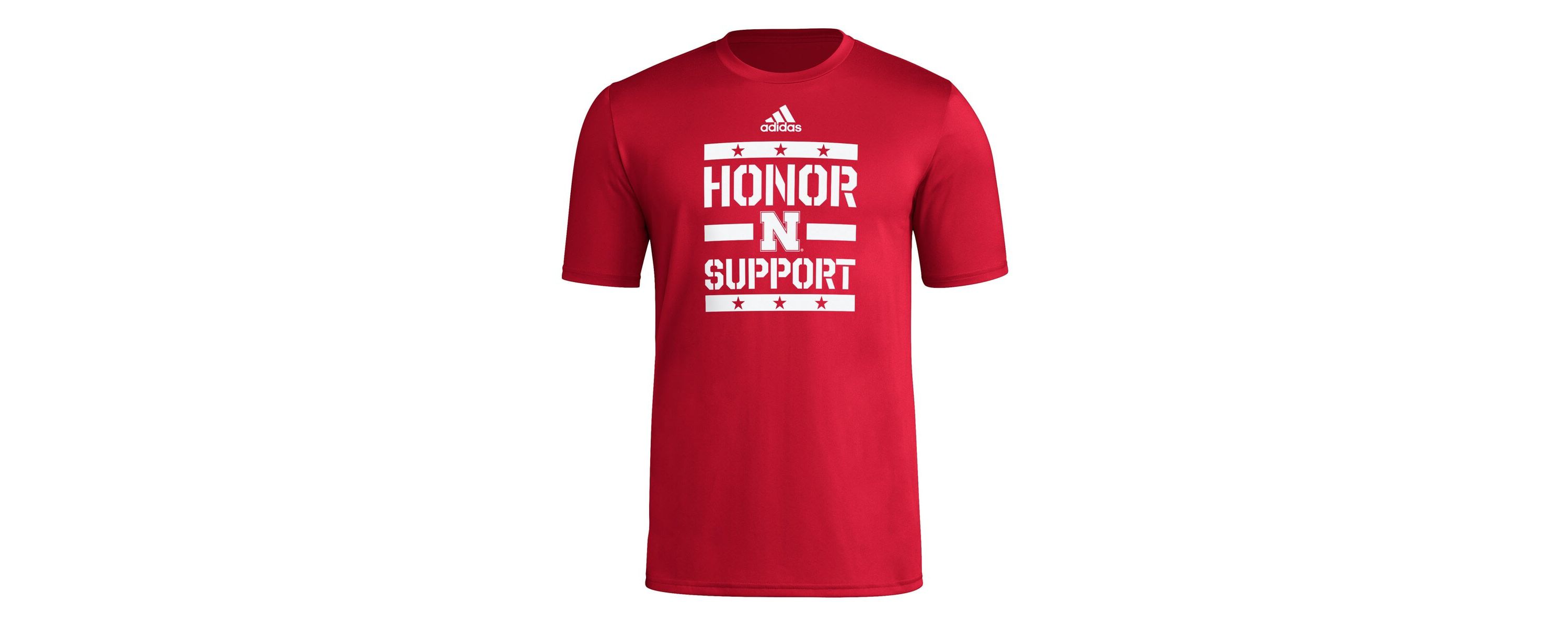 NCAA Nebraska Huskers Honor & Support Pre-Game T-Shirt