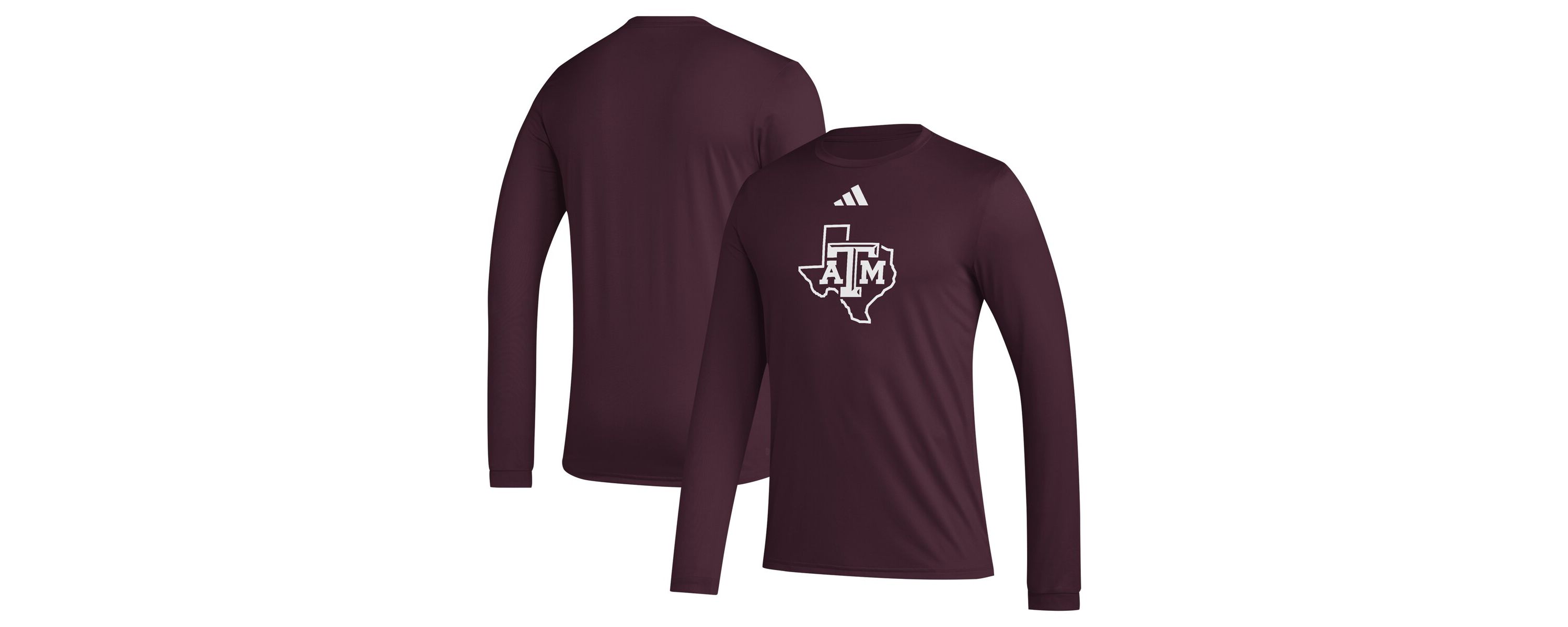 NCAA Texas A&M Aggies Primary Locker Logo Pre-Game Long Sleeve T-Shirt