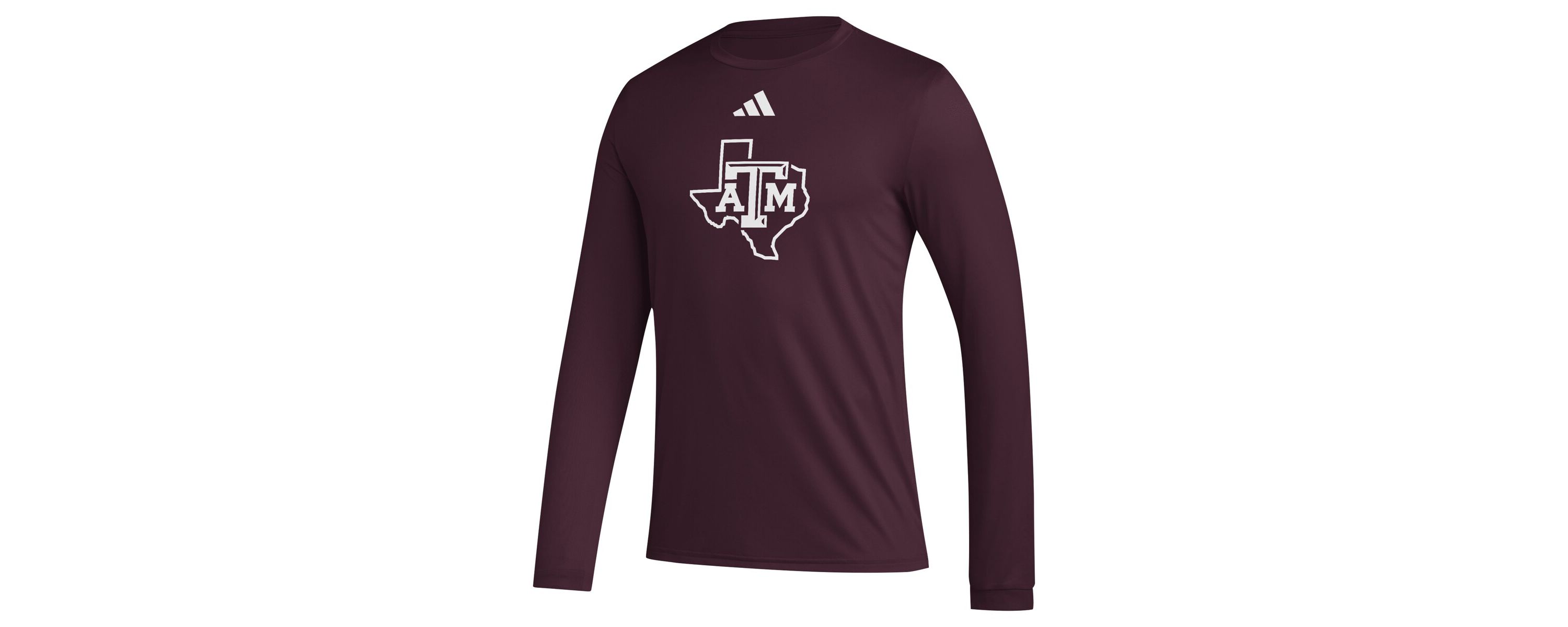 NCAA Texas A&M Aggies Primary Locker Logo Pre-Game Long Sleeve T-Shirt