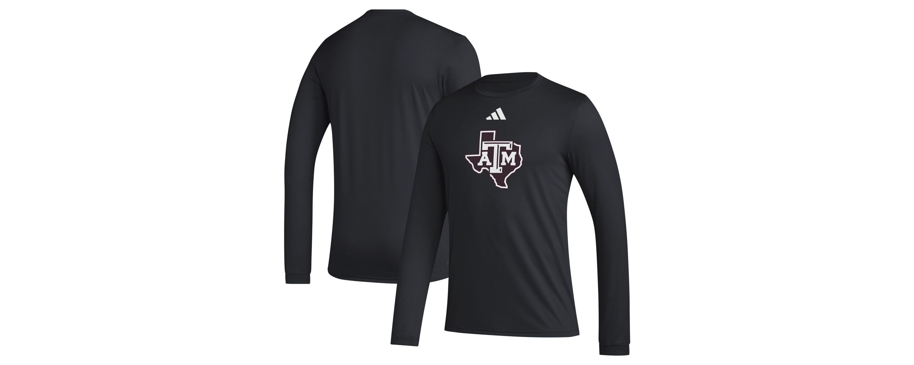 NCAA Texas A&M Aggies Primary Locker Logo Pre-Game Long Sleeve T-Shirt