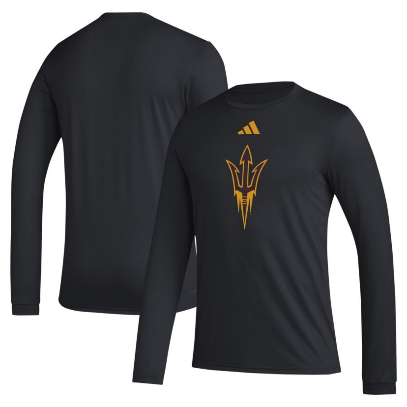 NCAA Arizona State Sun Devils Primary Locker Logo Pre-Game Long Sleeve T-Shirt