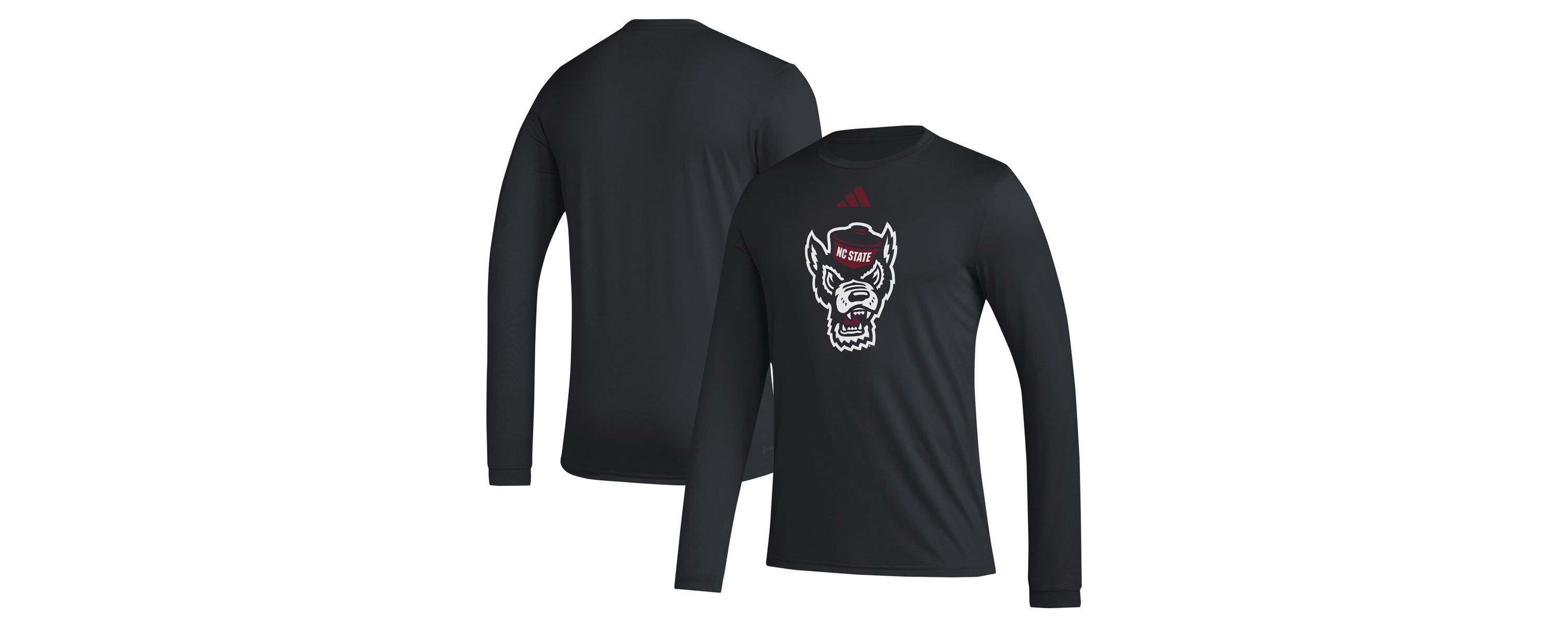NCAA NC State Wolfpack Primary Locker Logo Pre-Game Long Sleeve T-Shirt
