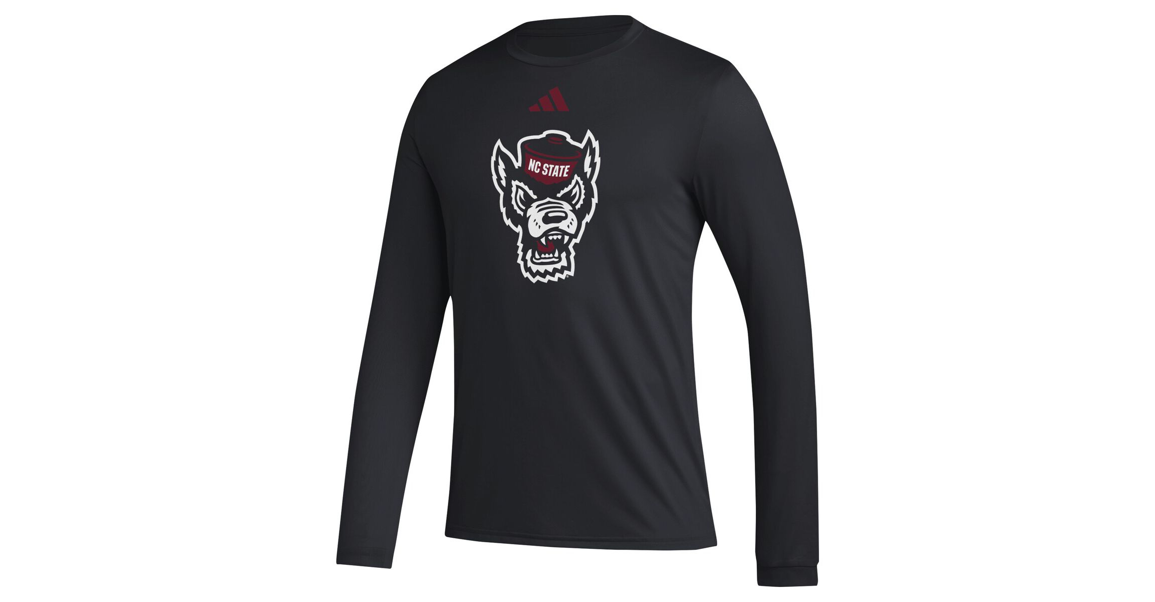NCAA NC State Wolfpack Primary Locker Logo Pre-Game Long Sleeve T-Shirt