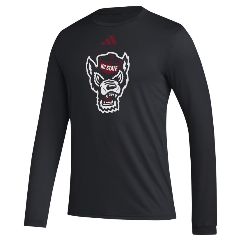 NCAA NC State Wolfpack Primary Locker Logo Pre-Game Long Sleeve T-Shirt