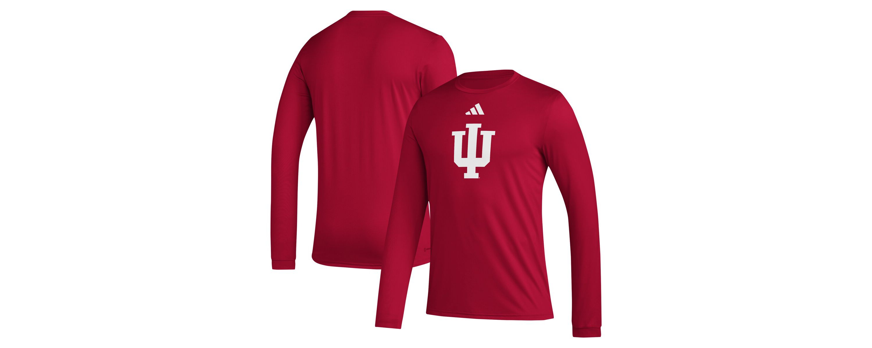 NCAA Indiana Hoosiers Primary Locker Logo Pre-Game Long Sleeve T-Shirt