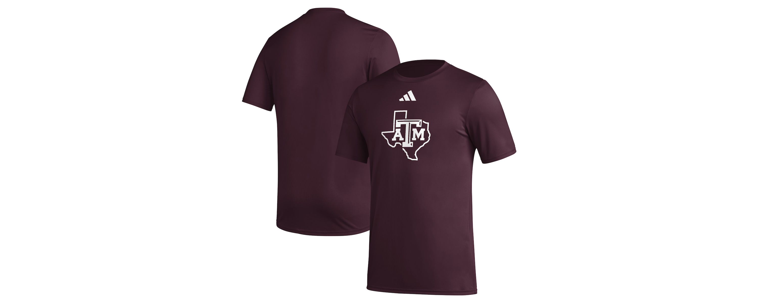 NCAA Texas A&M Aggies Primary Locker Logo Pre-Game AEROREADY T-Shirt
