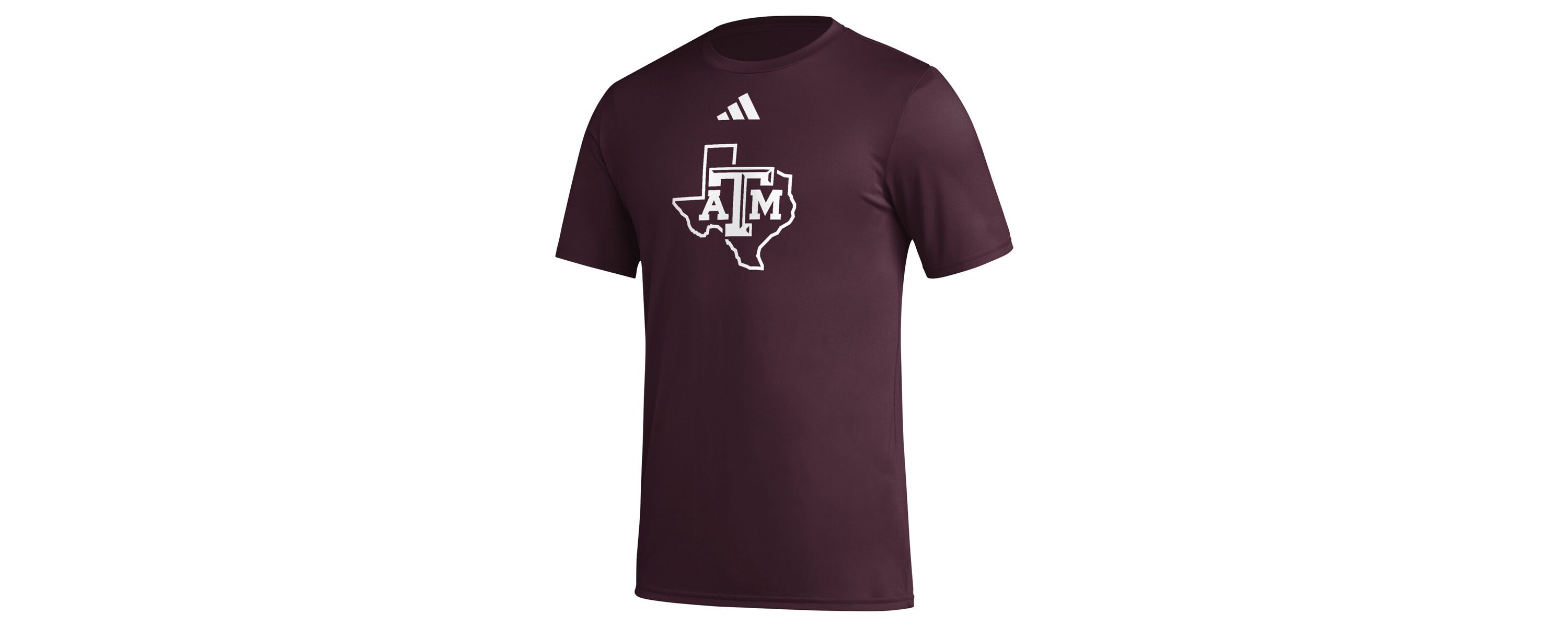 NCAA Texas A&M Aggies Primary Locker Logo Pre-Game AEROREADY T-Shirt
