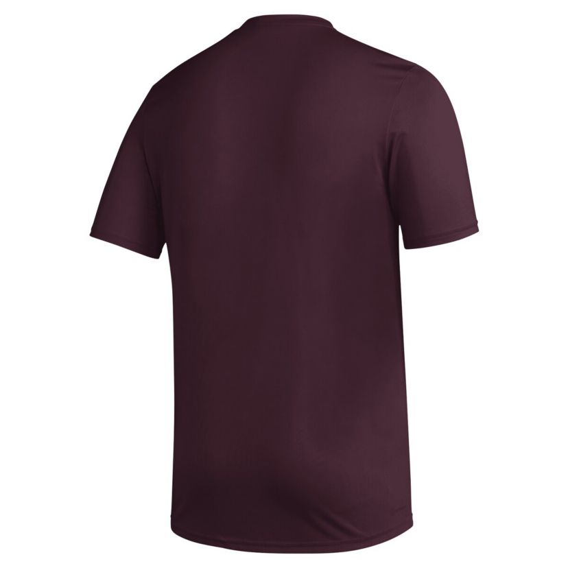 NCAA Texas A&M Aggies Primary Locker Logo Pre-Game AEROREADY T-Shirt