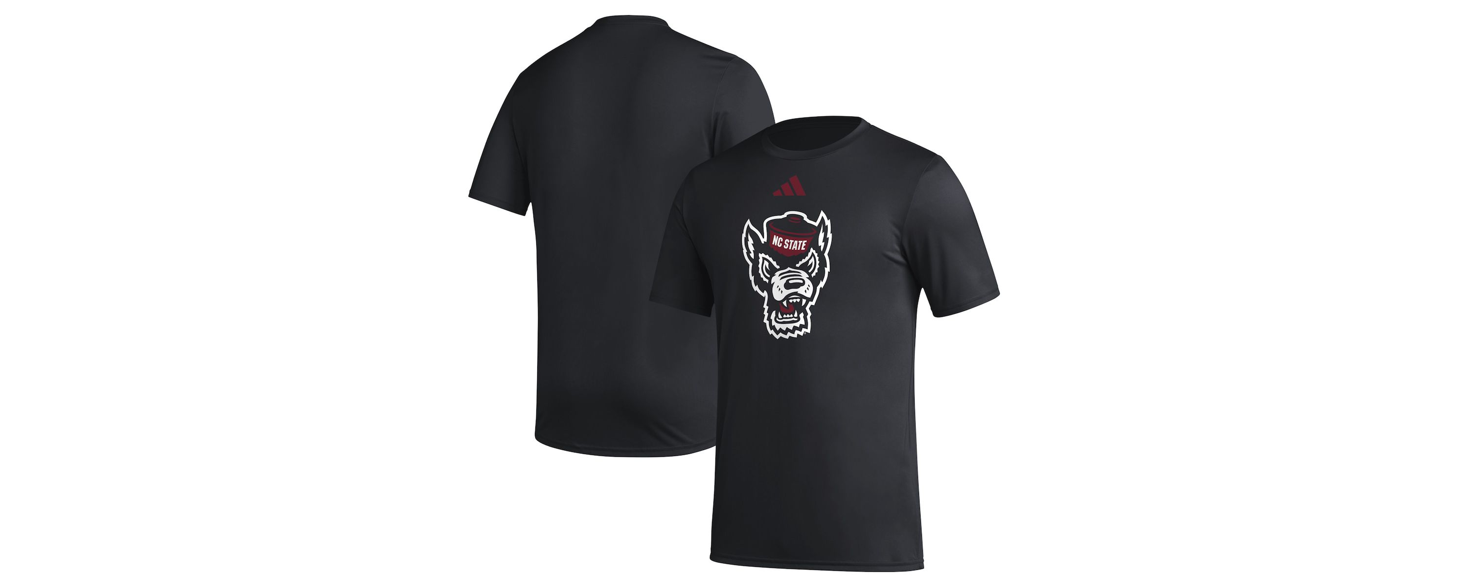 NCAA NC State Wolfpack Primary Locker Logo Pre-Game AEROREADY T-Shirt