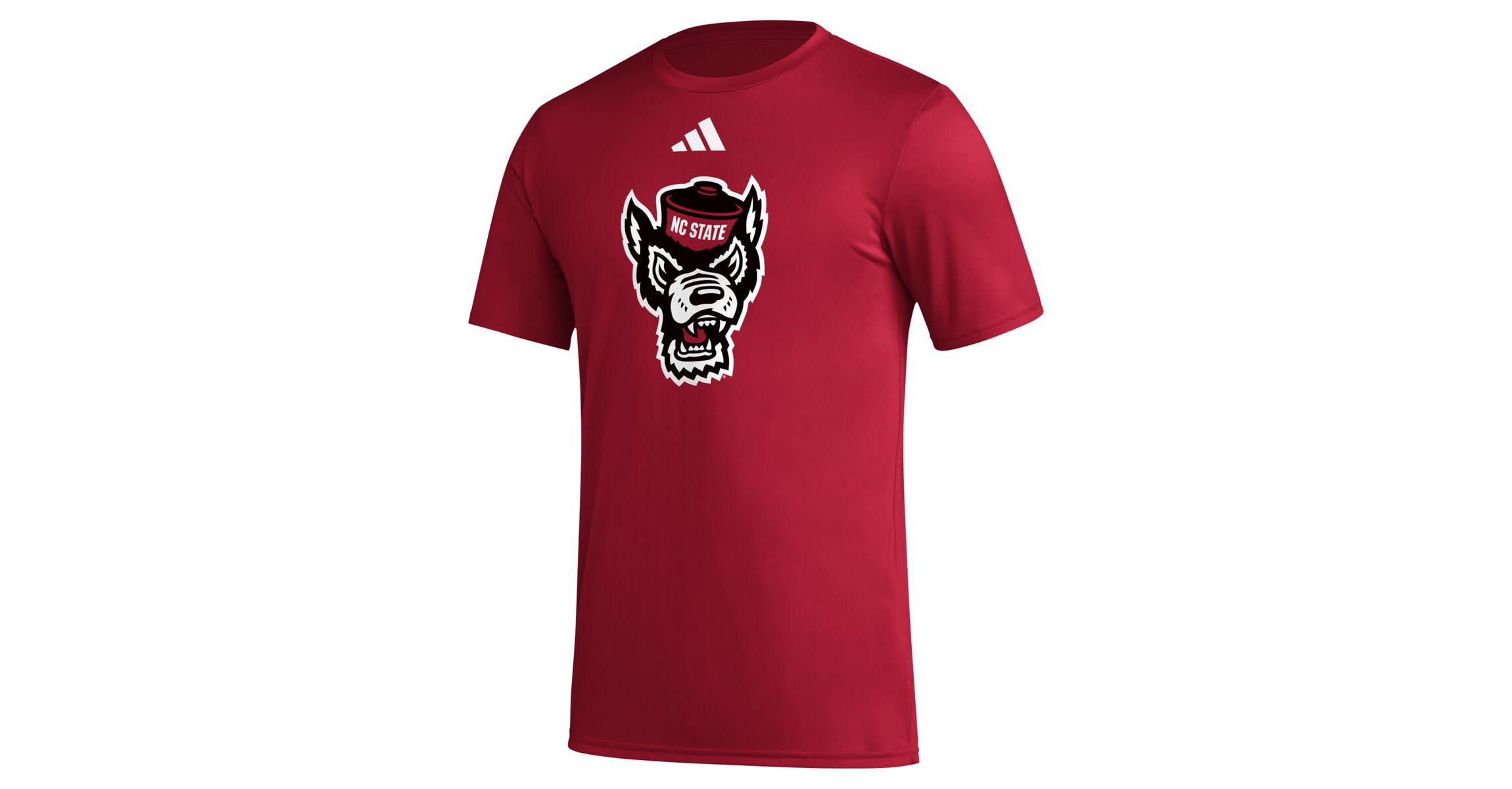 NCAA NC State Wolfpack Primary Locker Logo Pre-Game AEROREADY T-Shirt