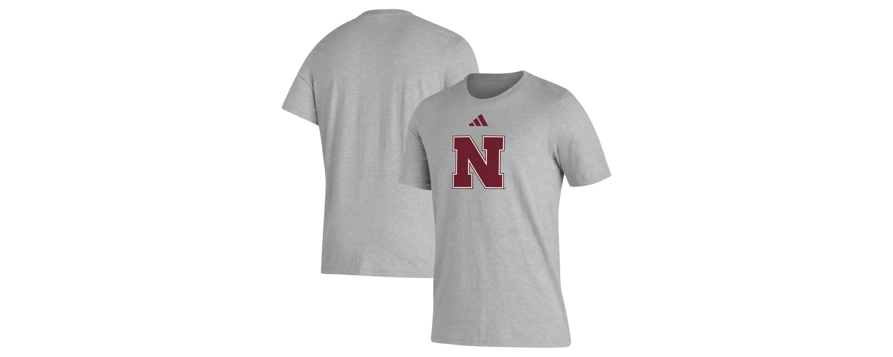 NCAA Nebraska Huskers Primary Locker Logo Pre-Game AEROREADY T-Shirt