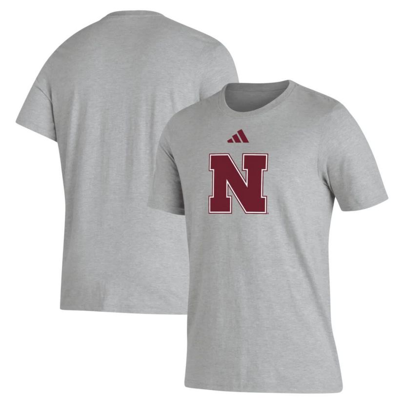 NCAA Nebraska Huskers Primary Locker Logo Pre-Game AEROREADY T-Shirt