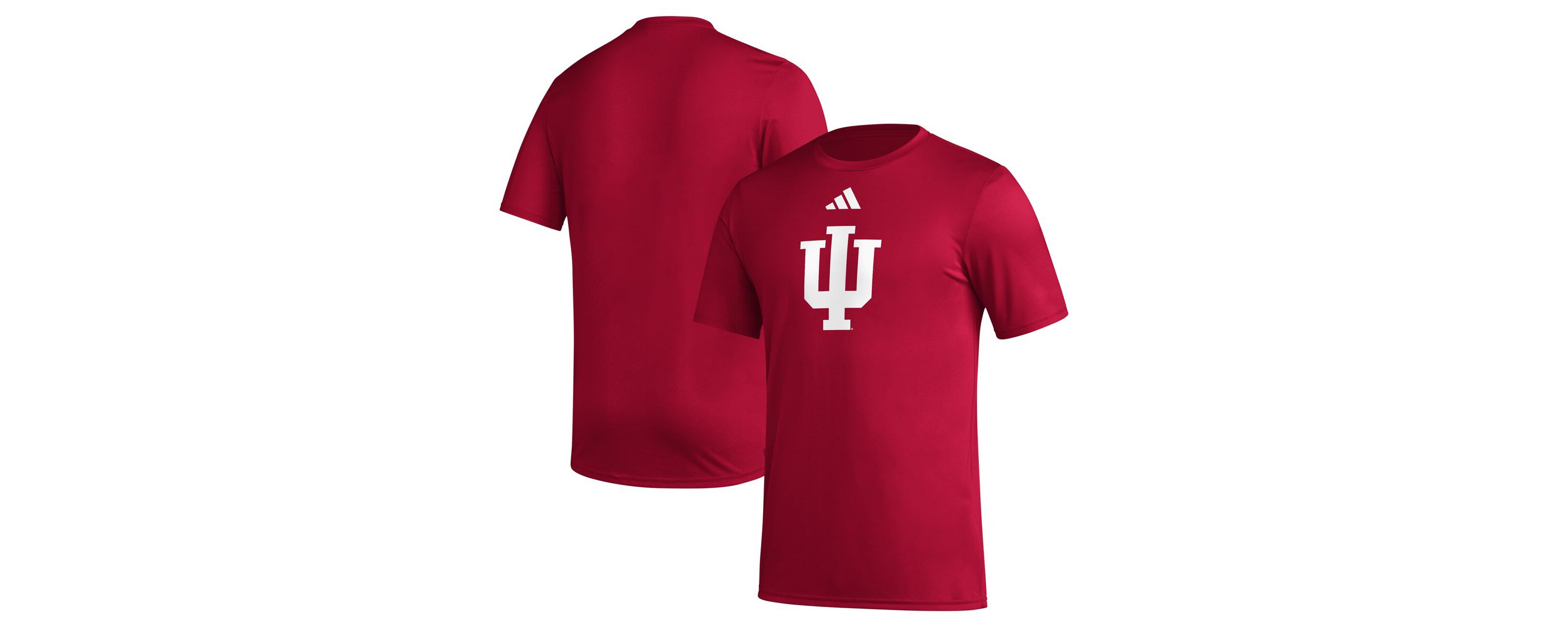 NCAA Indiana Hoosiers Primary Locker Logo Pre-Game AEROREADY T-Shirt