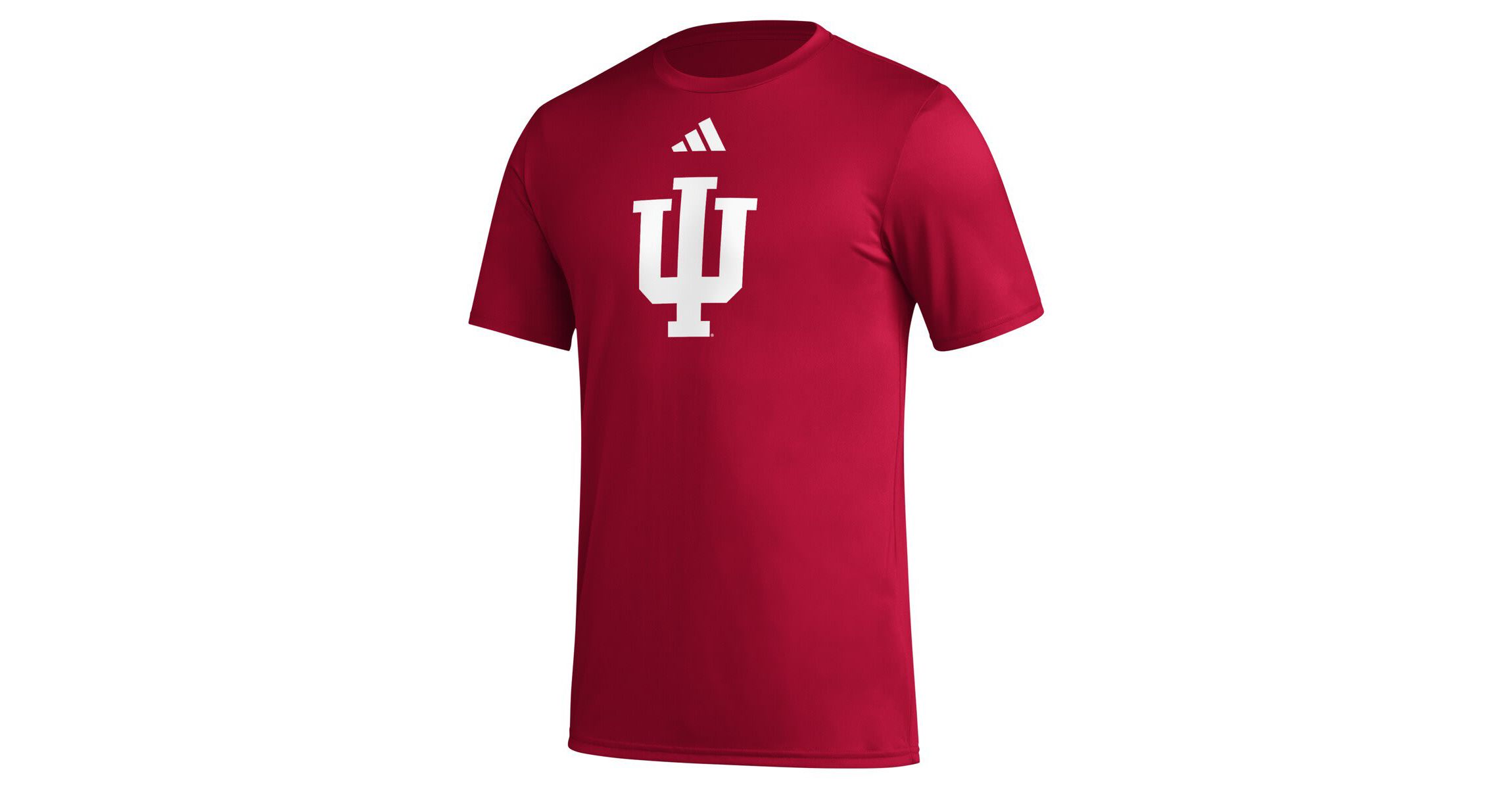 NCAA Indiana Hoosiers Primary Locker Logo Pre-Game AEROREADY T-Shirt