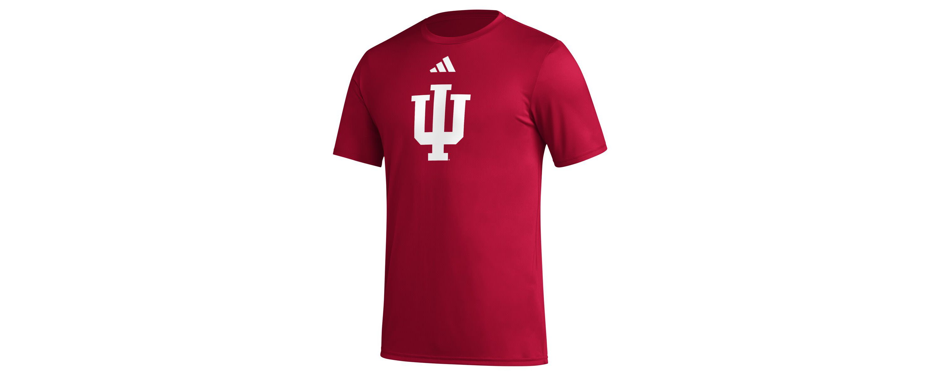 NCAA Indiana Hoosiers Primary Locker Logo Pre-Game AEROREADY T-Shirt
