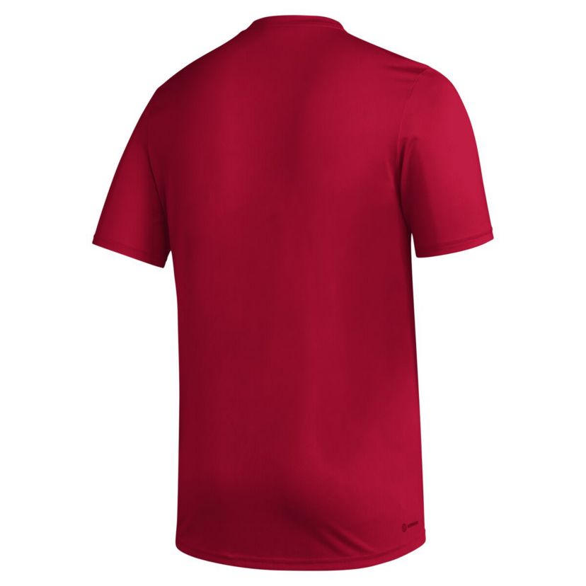 NCAA Indiana Hoosiers Primary Locker Logo Pre-Game AEROREADY T-Shirt