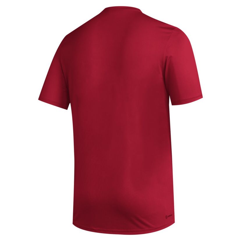 NCAA Louisville Cardinals Primary Locker Logo Pre-Game AEROREADY T-Shirt