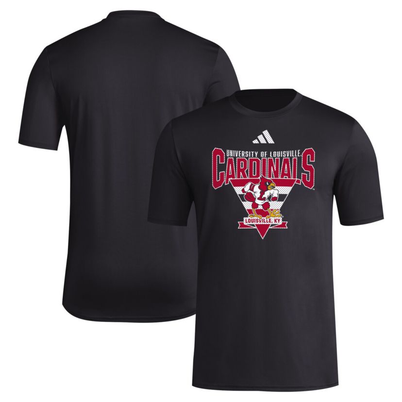 NCAA Louisville Cardinals 2024 Locker Trilateral Pre-Game T-Shirt