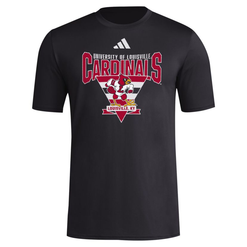 NCAA Louisville Cardinals 2024 Locker Trilateral Pre-Game T-Shirt