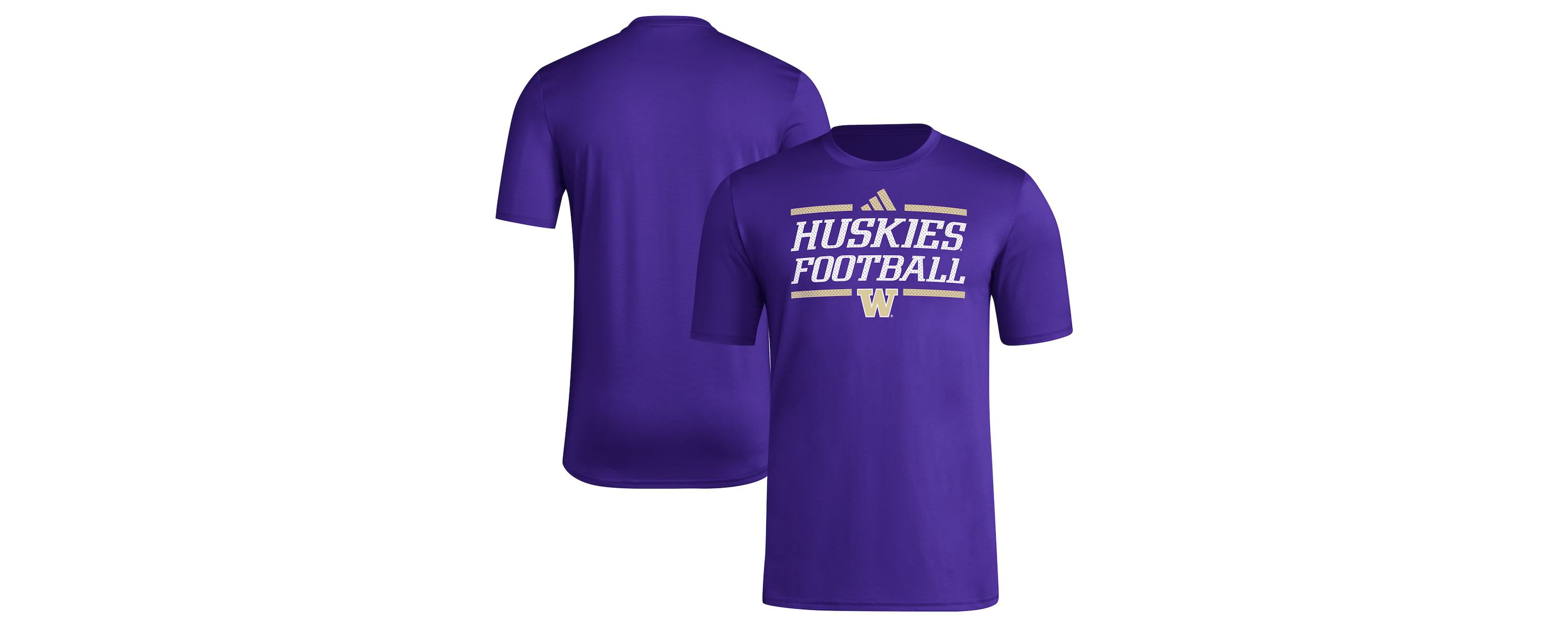 NCAA Washington Huskies Locker Football Pre-Game AEROREADY T-Shirt