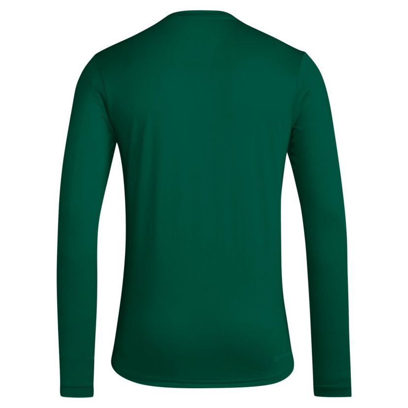 Miami (FL) Hurricanes NCAA Miami Hurricanes Locker Football Pre-Game AEROREADY Long Sleeve T-Shirt