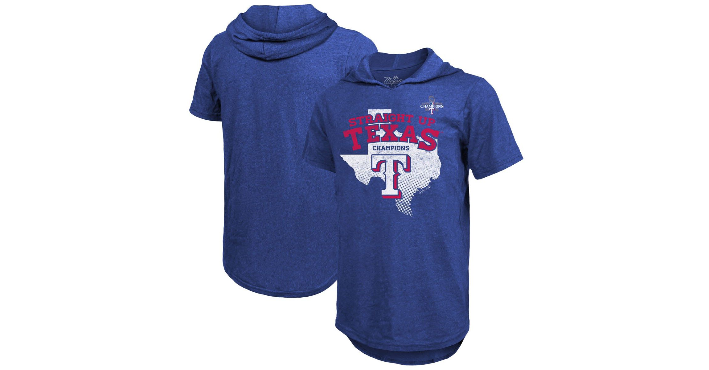 MLB Texas Rangers 2023 World Series s Tri-Blend Hoodie T-Shirt