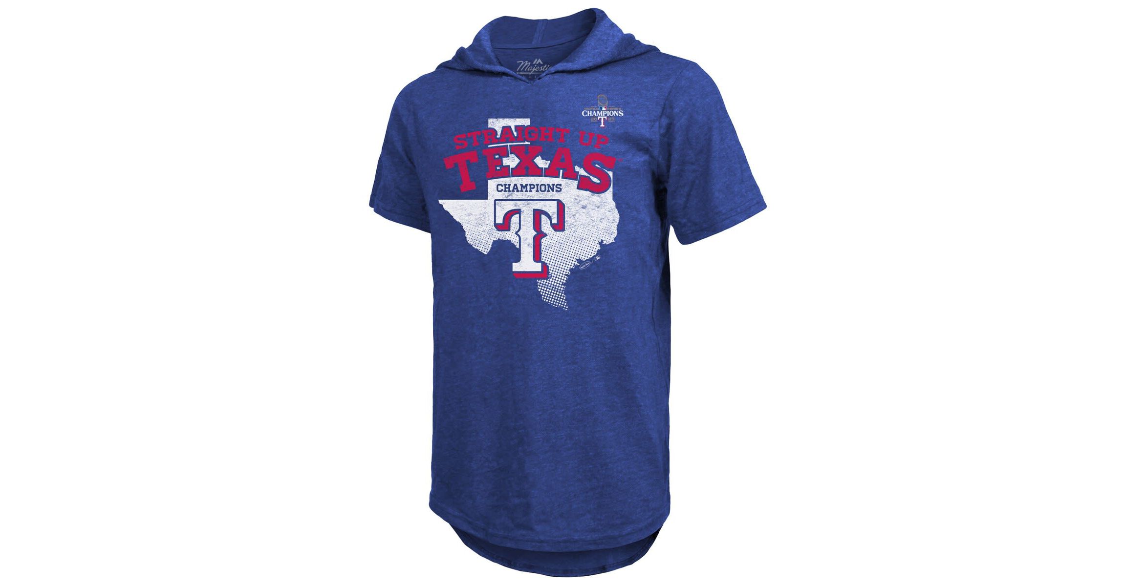 MLB Texas Rangers 2023 World Series s Tri-Blend Hoodie T-Shirt