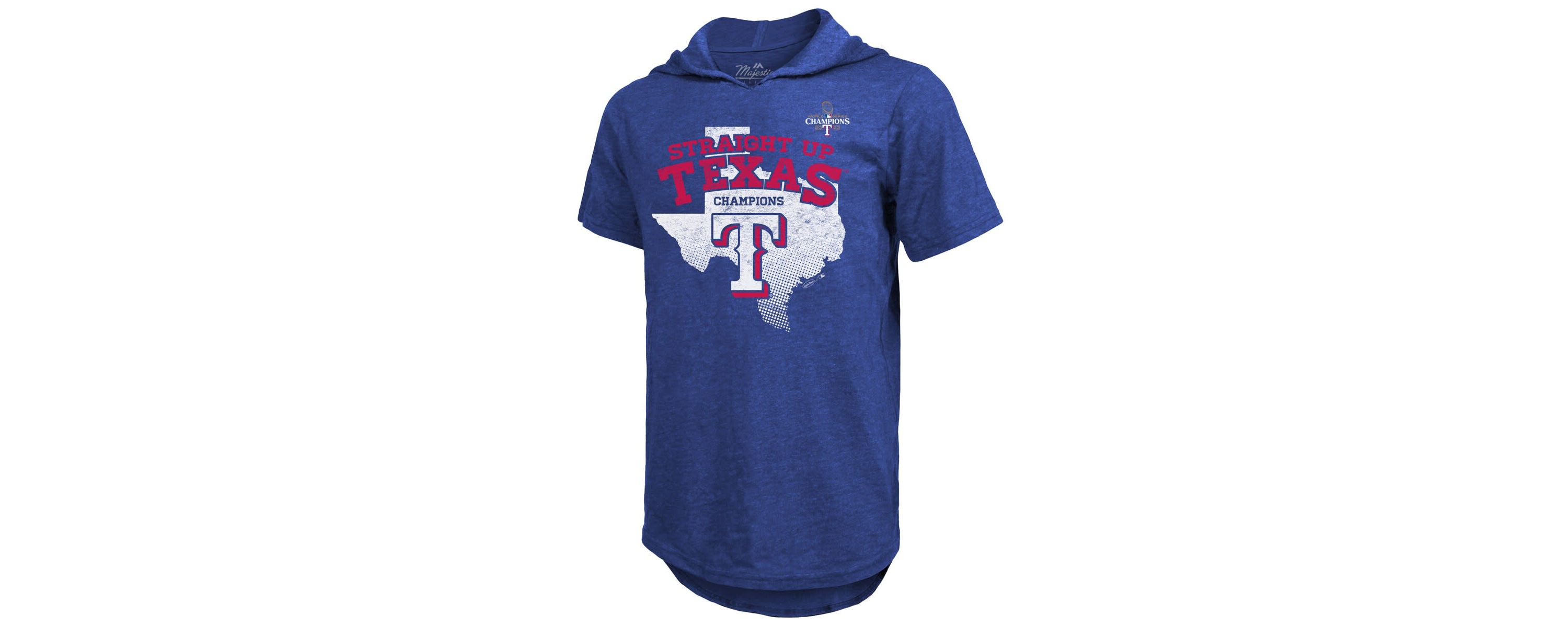 MLB Texas Rangers 2023 World Series s Tri-Blend Hoodie T-Shirt
