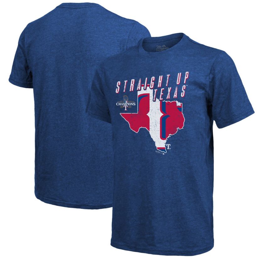 MLB Texas Rangers 2023 World Series s Local State of Mind Tri-Blend T-Shirt