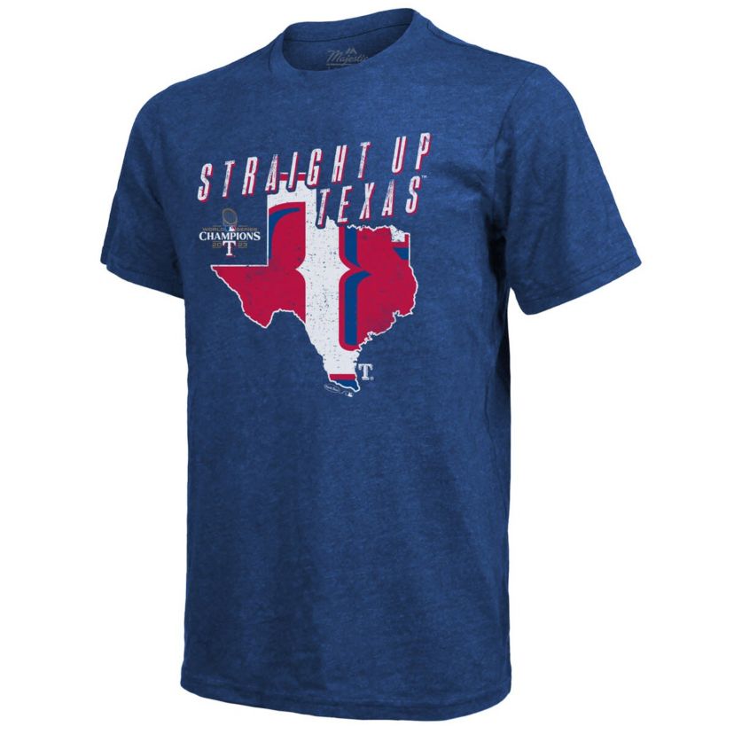 MLB Texas Rangers 2023 World Series s Local State of Mind Tri-Blend T-Shirt