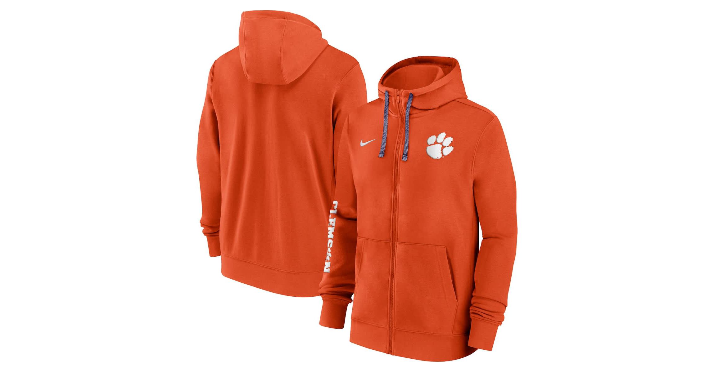 NCAA Nike Clemson Tigers 2024 Sideline Full-Zip Hoodie