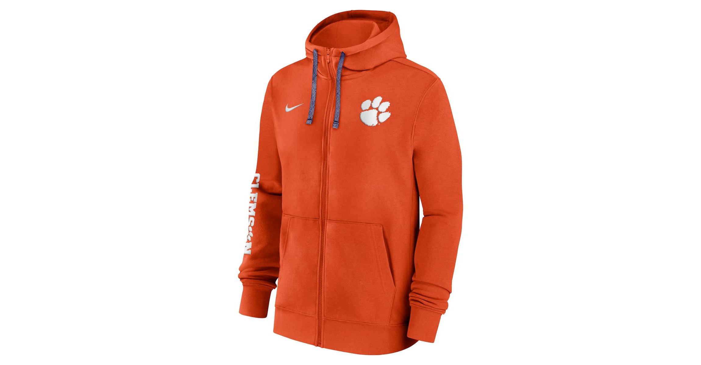 NCAA Nike Clemson Tigers 2024 Sideline Full-Zip Hoodie