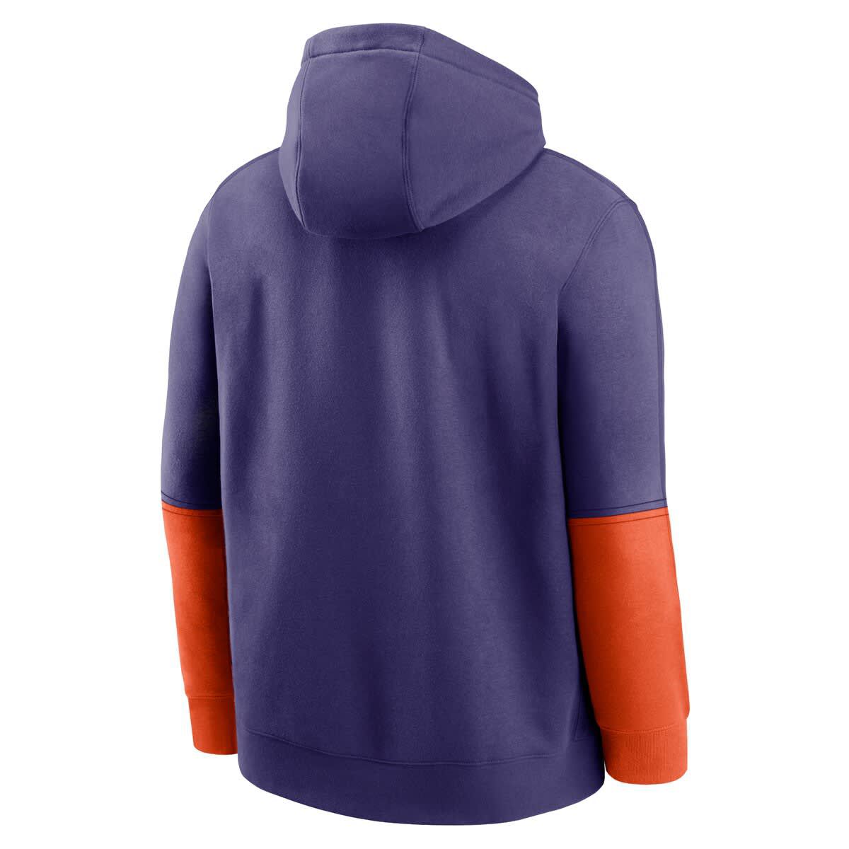 NCAA Nike Clemson Tigers 2024 Sideline Club Pullover Hoodie