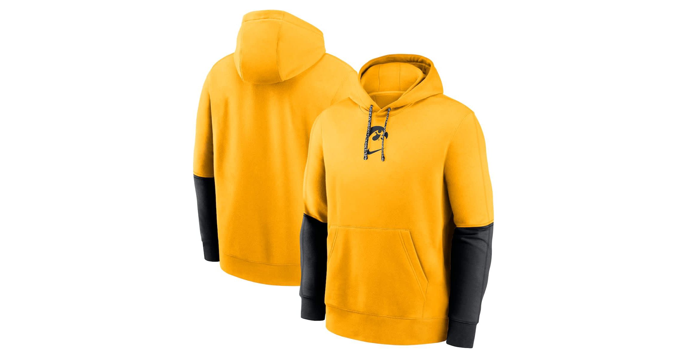 NCAA Nike Iowa Hawkeyes 2024 Sideline Club Pullover Hoodie