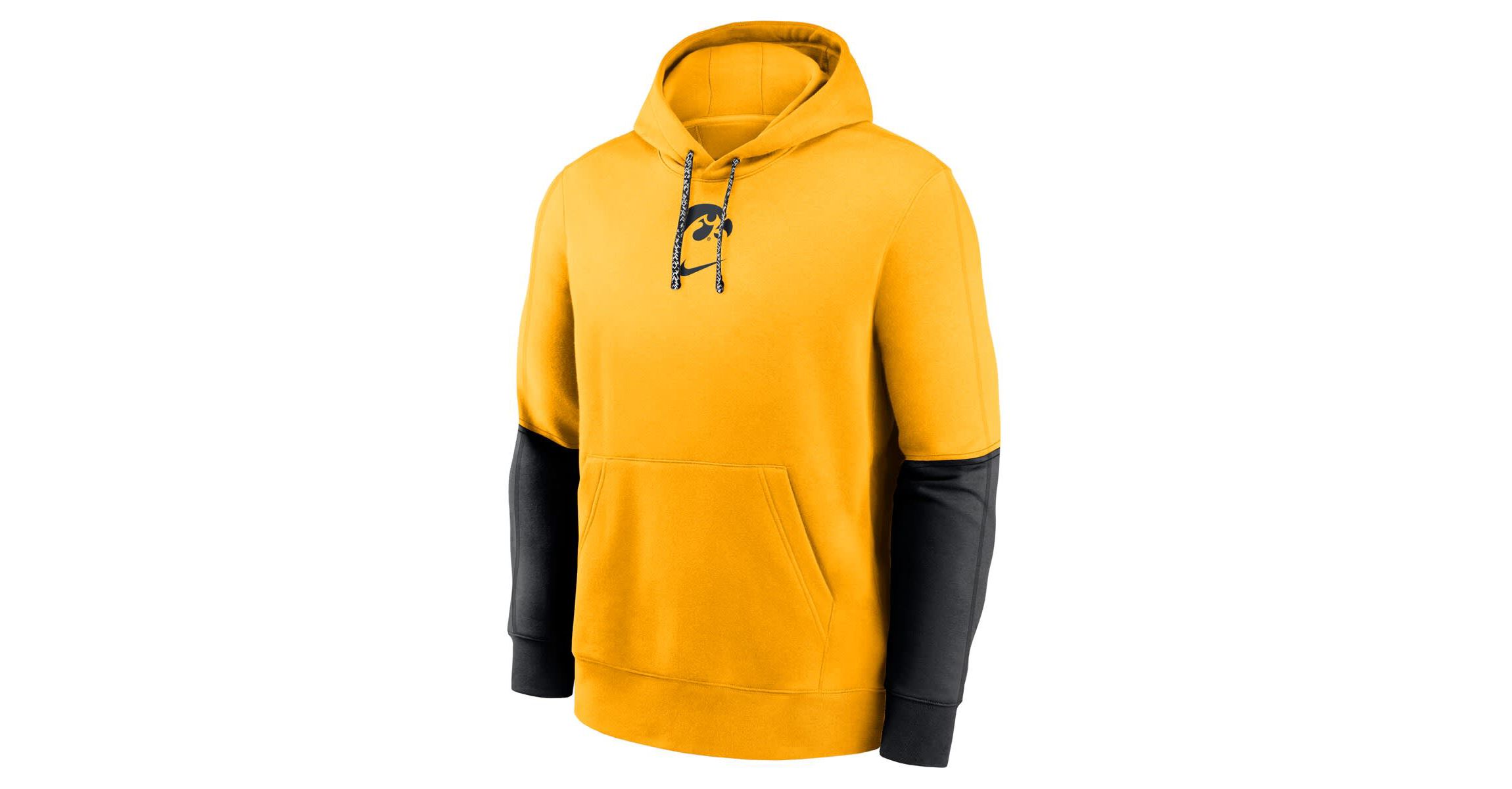 NCAA Nike Iowa Hawkeyes 2024 Sideline Club Pullover Hoodie
