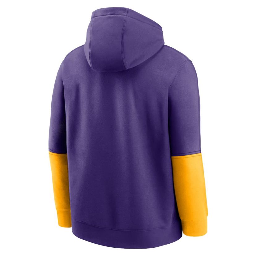 NCAA Nike LSU Tigers 2024 Sideline Club Pullover Hoodie