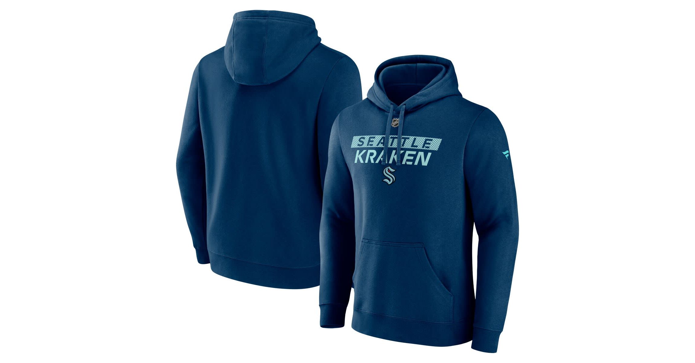 NHL Fanatics Seattle Kraken Authentic Pro Core Primary Fleece Pullover Hoodie