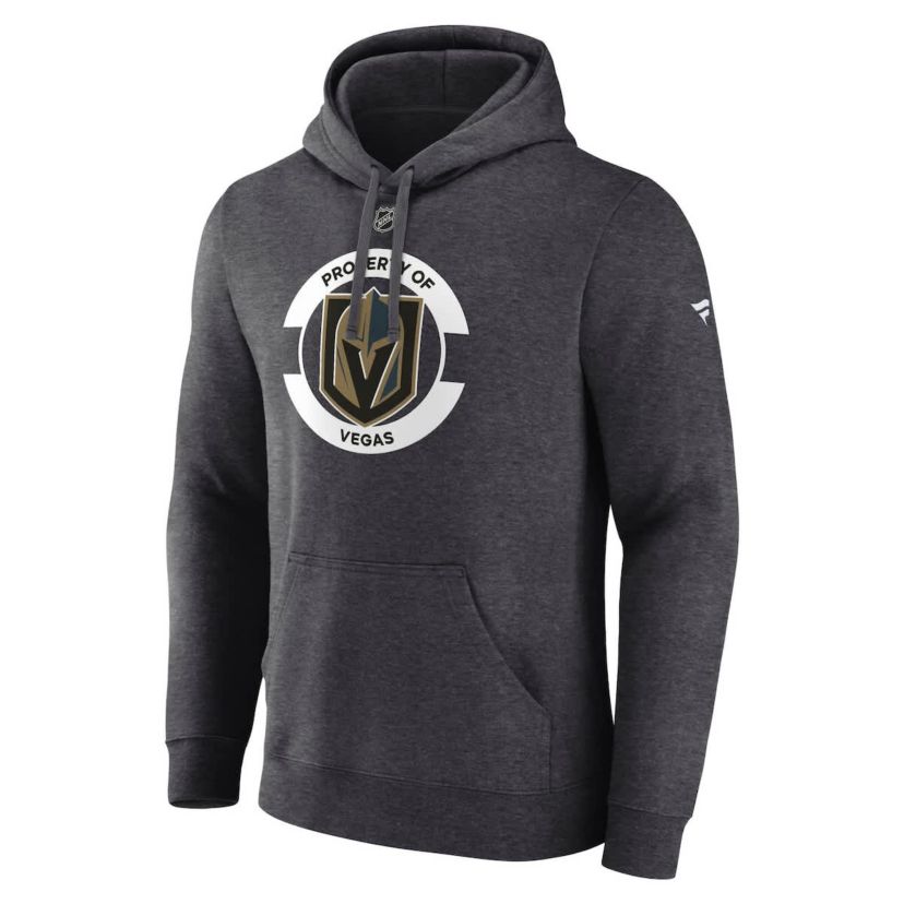 NHL Fanatics Vegas Golden Knights Authentic Pro Core Secondary Fleece Pullover Hoodie
