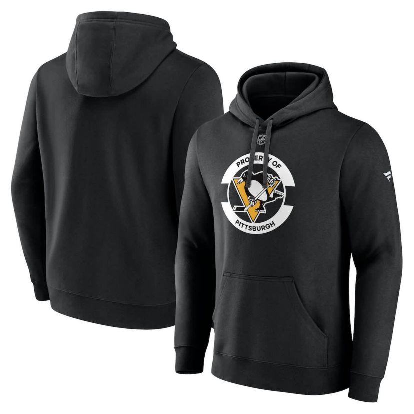 NHL Fanatics Pittsburgh Penguins Authentic Pro Core Secondary Fleece Pullover Hoodie