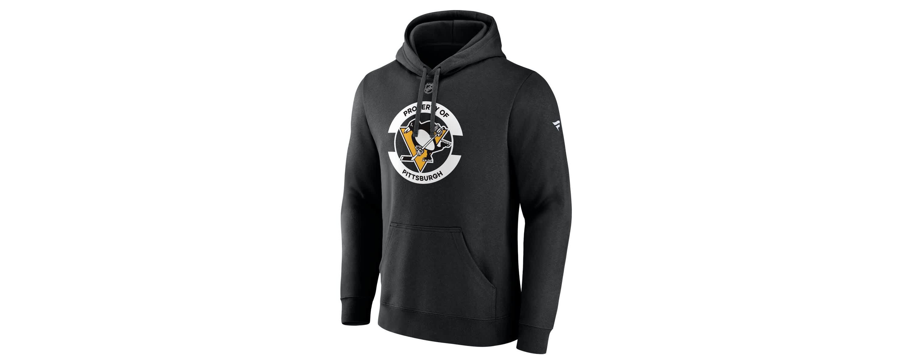 NHL Fanatics Pittsburgh Penguins Authentic Pro Core Secondary Fleece Pullover Hoodie