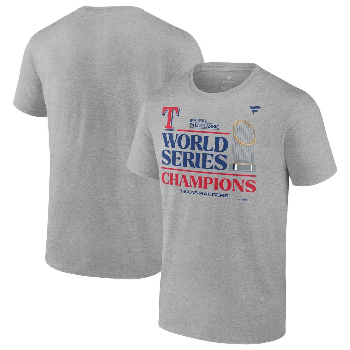 MLB Fanatics Texas Rangers 2023 World Series s Locker Room Big & Tall T-Shirt