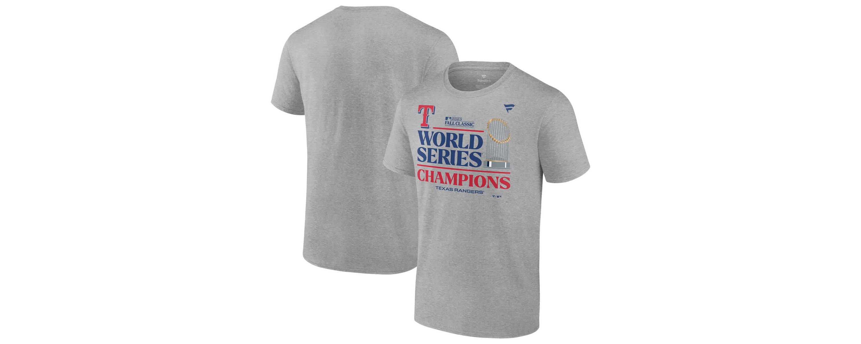 MLB Fanatics Texas Rangers 2023 World Series s Locker Room Big & Tall T-Shirt