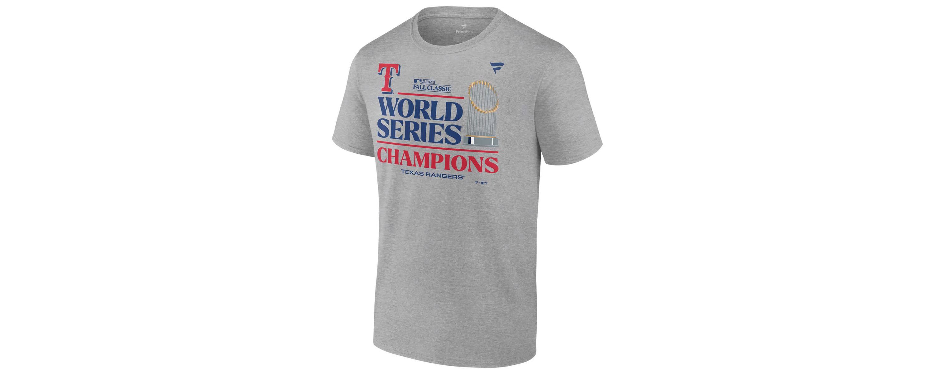 MLB Fanatics Texas Rangers 2023 World Series s Locker Room Big & Tall T-Shirt
