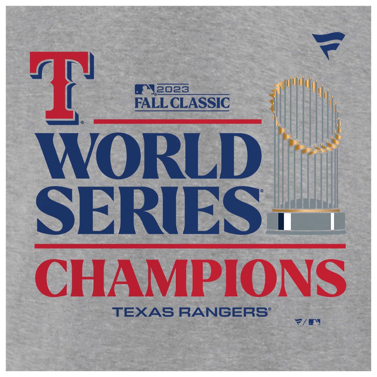 MLB Fanatics Texas Rangers 2023 World Series s Locker Room Big & Tall T-Shirt